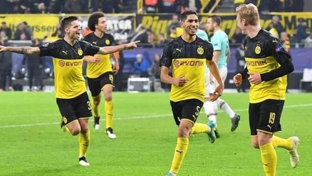  多特蒙德青训小将梅开二度惊艳全场观众  